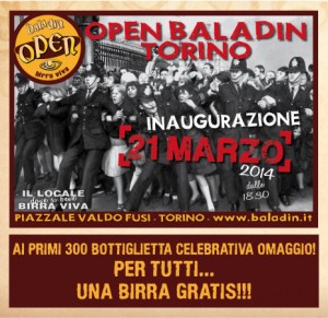 Inaugurazione Open Baladin Torino